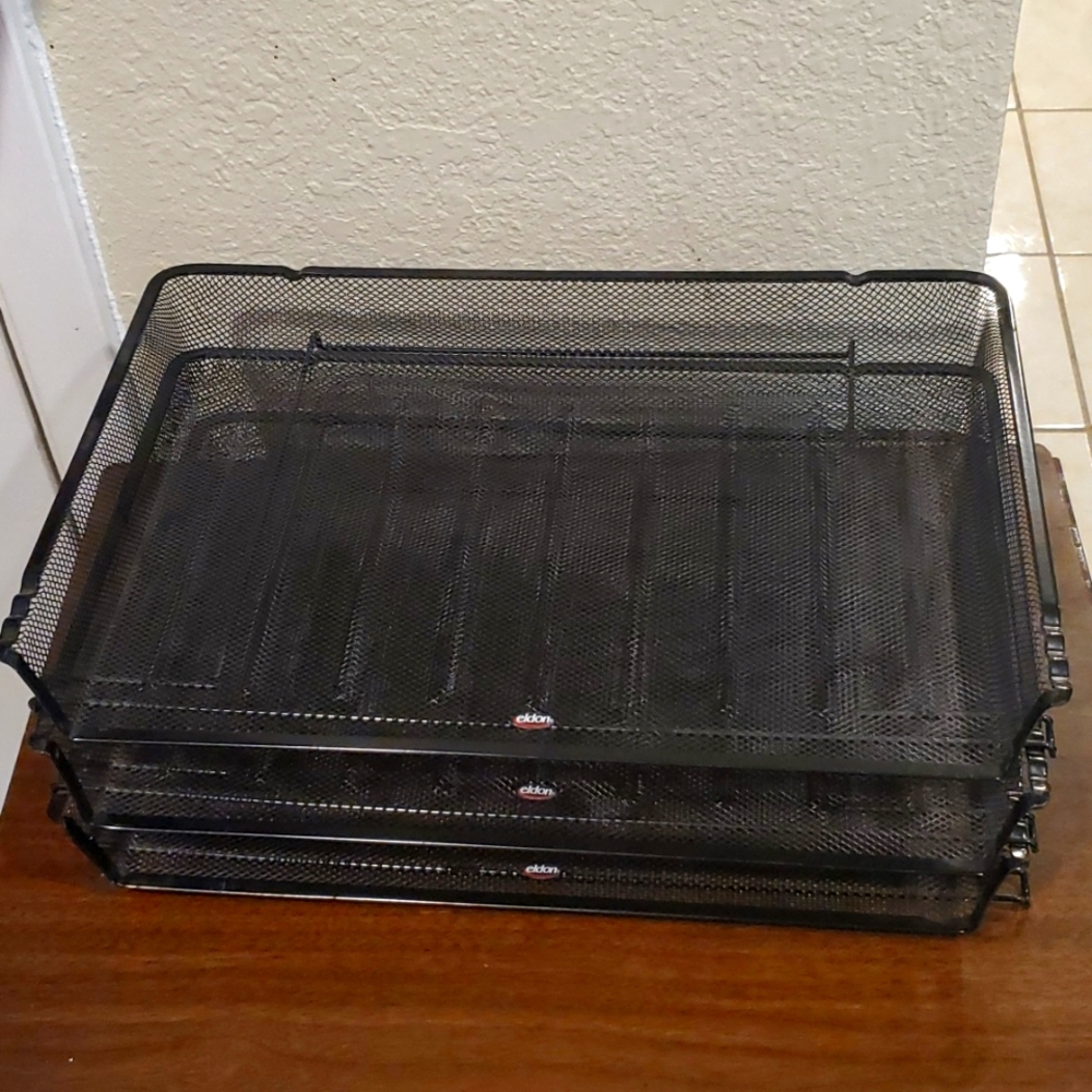 Eldon mesh paper organizer